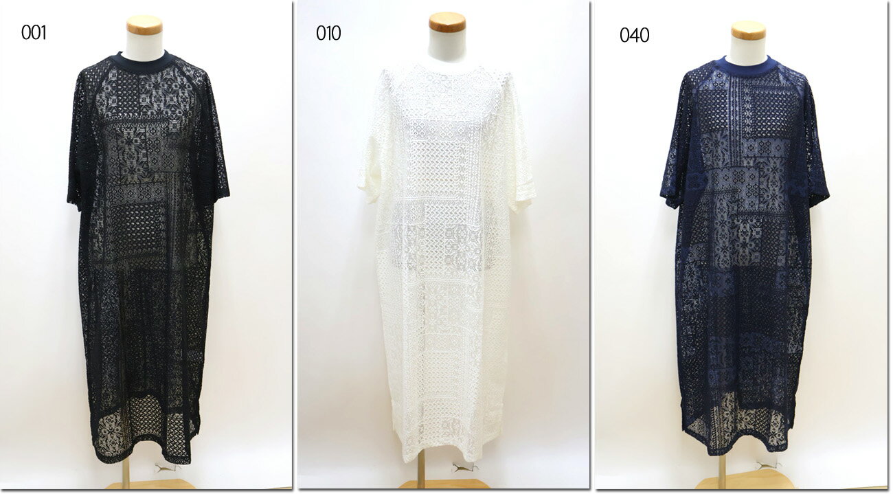 樂天商城 - ●TISSU　【ティシュ】　パッチワークレース　スリットワンピース　TS250CT082