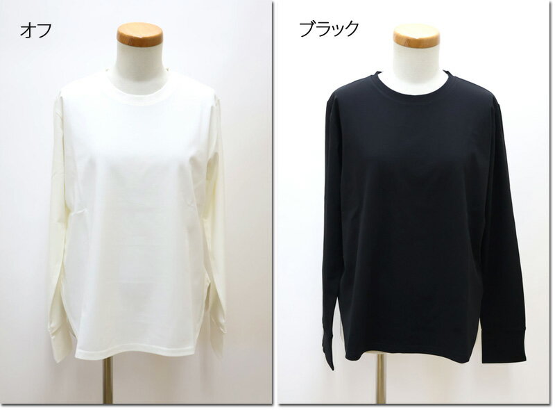 Rakuten - ●Praia　【プライア】　袖スリットトップス　ロンT　LER-25142B