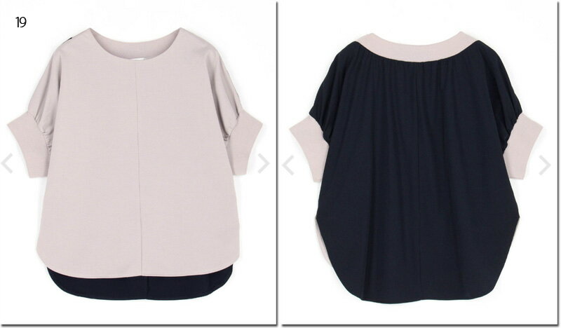 Rakuten - ●nicole　white【ニコルホワイト】　異素材切り替えTEE　5205-9016