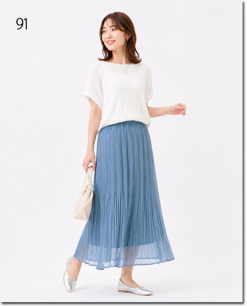 Rakuten - ●nicole　white【ニコルホワイト】　柄マジョリカスカート　6105-0206