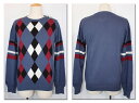 ●Pepe Jeans 【ぺぺジーンズ】 アーガイルクルーネックプルオーバー M71478 FORD