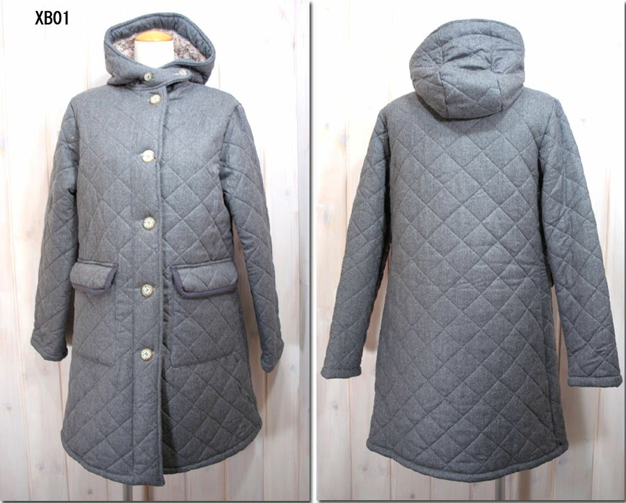 ●MACKINTOSH 【マッキントッシュ】 裏ボアウールキルトコート グランジ ★2012A/W (22323035) L/GRANGE