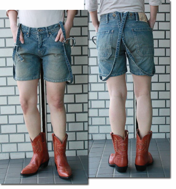 Short Pants - ●JOHNBULL　【ジョンブル】　サスペンダー付ワークショーツ　AP978