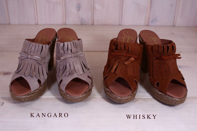 ●gaimo　ESPADRILLES　【ガイモ　エスパドリーユ】　モカシン風　スエード　フリン...