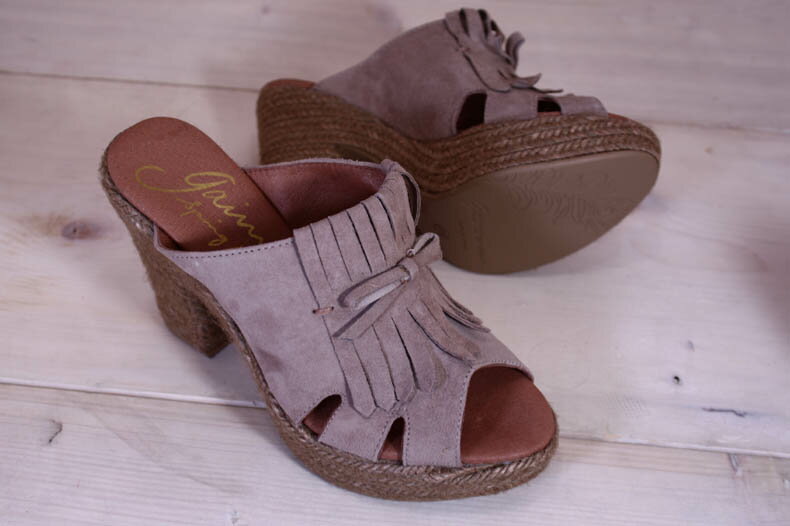 ●gaimo　ESPADRILLES　【ガイモ　エスパドリーユ】　モカシン風　スエード　フリン...