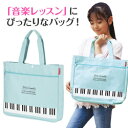 Piano line ファスナーポケット付き横型トート ト音記号 お取り寄せ商品 ピアノ発表会 記念品 音楽雑貨 ねこ雑貨 バレエ雑貨 記念品に最適 音楽会粗品