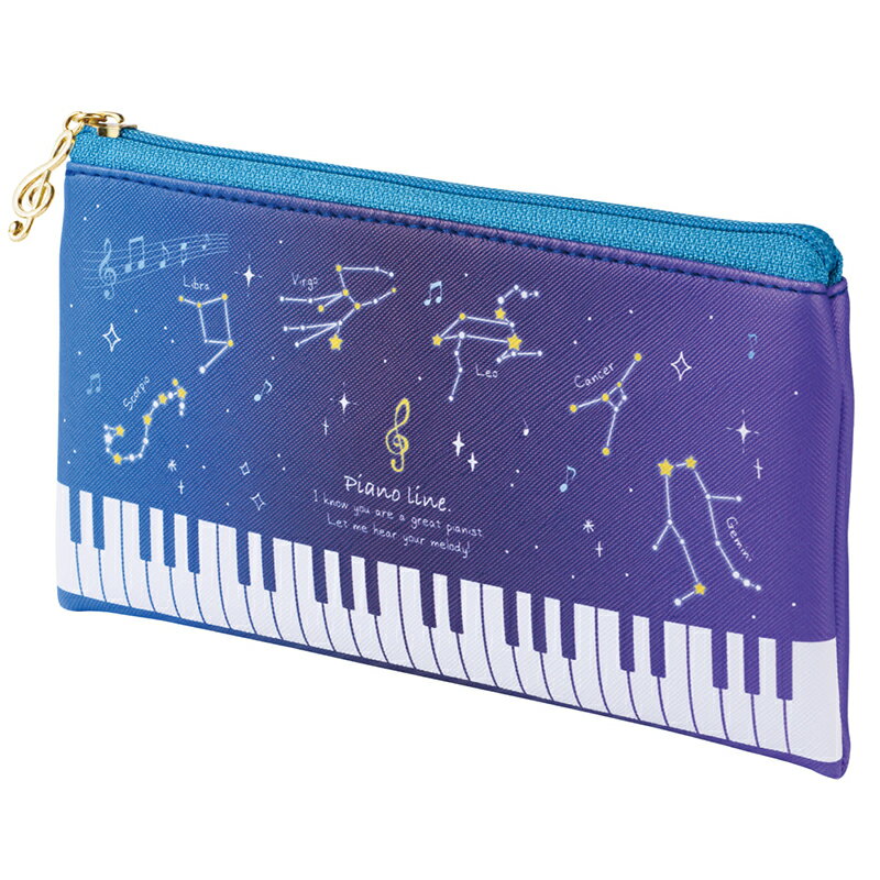 Rakuten - Piano line フラットペンポーチ ト音記号 お取り寄せ商品 ピアノ発表会 記念品 音楽雑貨 ねこ雑貨 バレエ雑貨 記念品に最適 音楽会粗品