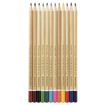 Piano line 色鉛筆12色♪お取り寄せ商品です。♪♪ 【ピアノ発表会 記念品 に最適♪】音楽雑貨 ねこ雑貨 バレエ雑貨 ♪記念品に最適 音楽会粗品