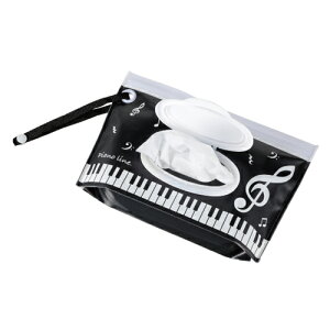 Piano line ウェットティッシュケース（音符）♪お取り寄せ商品です。♪♪ 【ピアノ発表会　記念品　に最適♪】音楽雑貨 ねこ雑貨 バレエ雑貨 ♪記念品に最適 音楽会粗品