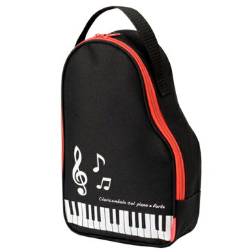 Piano line シューズケース グランドピアノ ♪お取り寄せ商品です。♪♪ 【ピアノ発表会　記念品　に最適♪】音楽雑貨 ねこ雑貨 バレエ雑貨 ♪記念品に最適 音楽会粗品