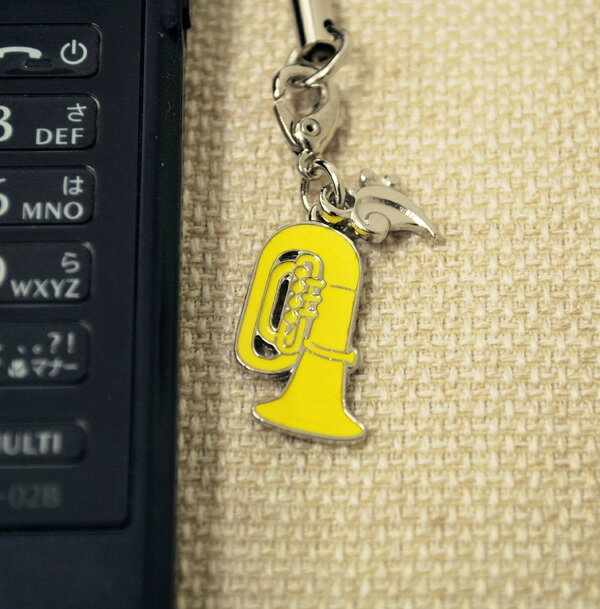 チューバ 携帯ストラップ お取り寄せ商品 小物 携帯ストラップ 音楽雑貨