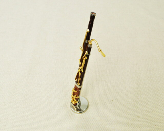 ミニチュア楽器 バスーン 1/6 スケール ゴールド お取り寄せ商品楽器 音楽雑貨