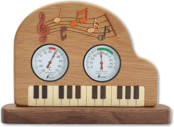 グランドピアノ 温湿度計 お取り寄せ商品 ピアノ発表会記念品に最適 ピアノ教室 ラッピングが可愛い