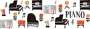 ミニマグ　la la PIANO ト音記号 お取り寄せ商品 ピアノ発表会 記念品 音楽雑貨 ねこ雑貨 バレエ雑貨 記念品に最適 音楽会粗品