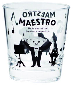 楽天カンタービレタンブラー　MAESTRO♪ト音記号 お取り寄せ商品 ピアノ発表会 記念品 音楽雑貨 ねこ雑貨 バレエ雑貨 記念品に最適 音楽会粗品