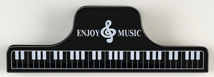 スーパークリップ ブラック ト音記号 お取り寄せ商品 ピアノ発表会 記念品 音楽雑貨 ねこ雑貨 バレエ雑貨 記念品に最適 音楽会粗品