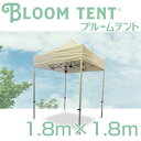 イベントテント ワンタッチ テント ブルームテント2 1.8m×1.8m ホワイト ブルー グリーン
