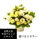 お供え 花 アレンジメント S 【あす楽14時】 四十九日 お悔やみの花 生花のフラワーアレンジ 法事 仏事 命日 供花 ペットのお供え