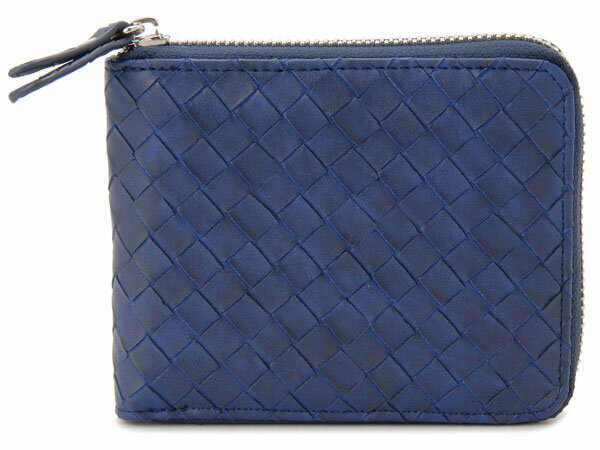 Rakuten - モンテスピガ monte SPIGA 二つ折り財布 ブルー メンズ MOSQS315NV メッシュ型押しウォレット かっこいい カッコイイ オシャレ おしゃれ