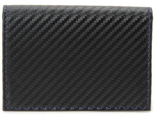 モンテスピガ monte SPIGA 名刺入れ カードケース ブラック メンズ MOSQS618ABKBL カーボンレザー型押し モンテスピガ monte SPIGA 名刺入れ カードケース ブラック メンズ MOSQS618ABKBL カーボンレザー型押し