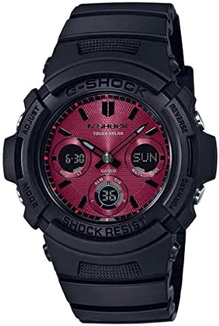 カシオ 腕時計 メンズ G-SHOCK レッド ブラック AWR-M100SAR-1A CASIO