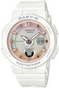 カシオ 腕時計 レディース BABY-G BEACH TRAVELER ピンク ホワイト BGA-250-7A2 CASIO