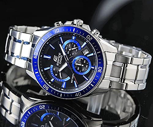カシオ 腕時計 メンズ ブラック シルバー CASIO Edifice EFR-552D-1A2