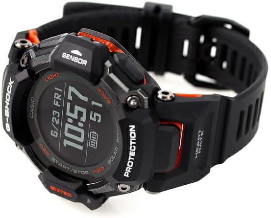 カシオ 腕時計 GBD-H2000-1A ソーラー ブラック レッド メンズ CASIO G-SHOCK