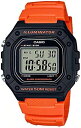 カシオ 腕時計 W-218H-4B2 オレンジ ブラック メンズ レディース G-SHOCK CASIO(2)