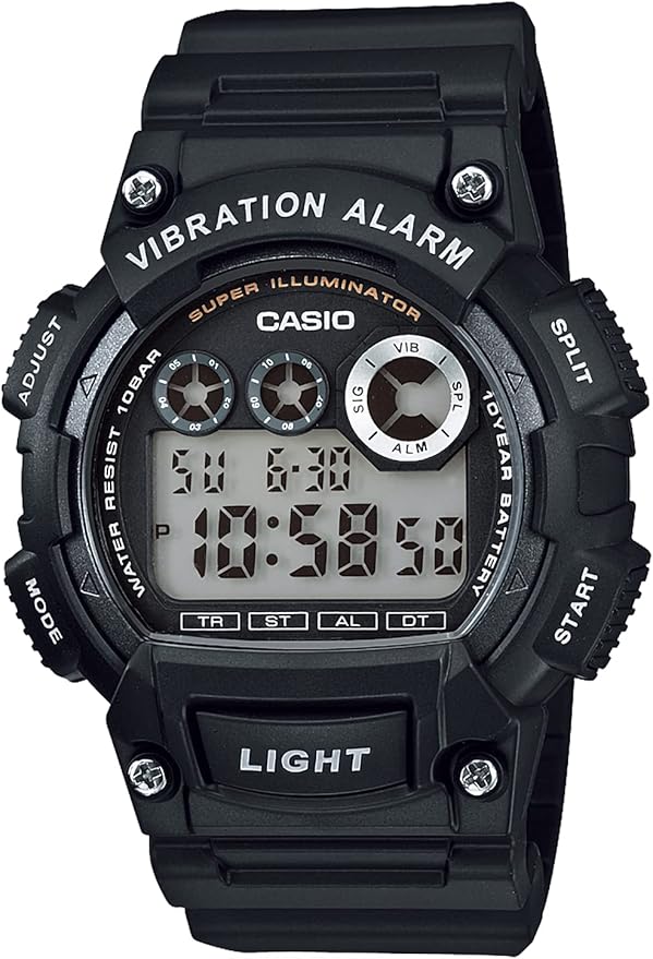 カシオ 腕時計 メンズ CASIO Collection STANDARD シルバー ブラック W-735H-1A2 CASIO