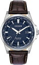 シチズン 腕時計 メンズ ブラウン ネイビー CITIZEN Eco-Drive レザー BX1000-06L