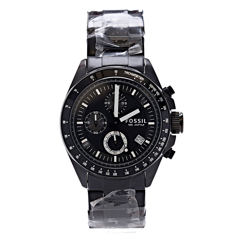 フォッシル 腕時計 DECKER CH2601IE ブラック 44MM メンズ FOSSIL