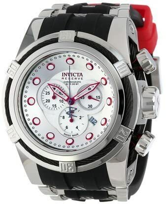 インビクタ メンズ 腕時計 Invicta Bolt Reserve Chronograph ブラック シルバー 14070 かっこいい カッコイイ オシャレ おしゃれ 1