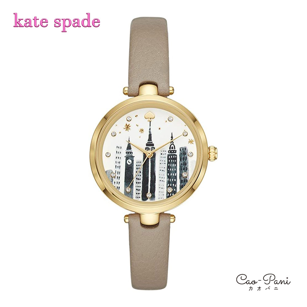 ケイト・スペード ニューヨーク ケイトスペード 腕時計 レディース ホワイト グレー レザー Kate spade KSW1429