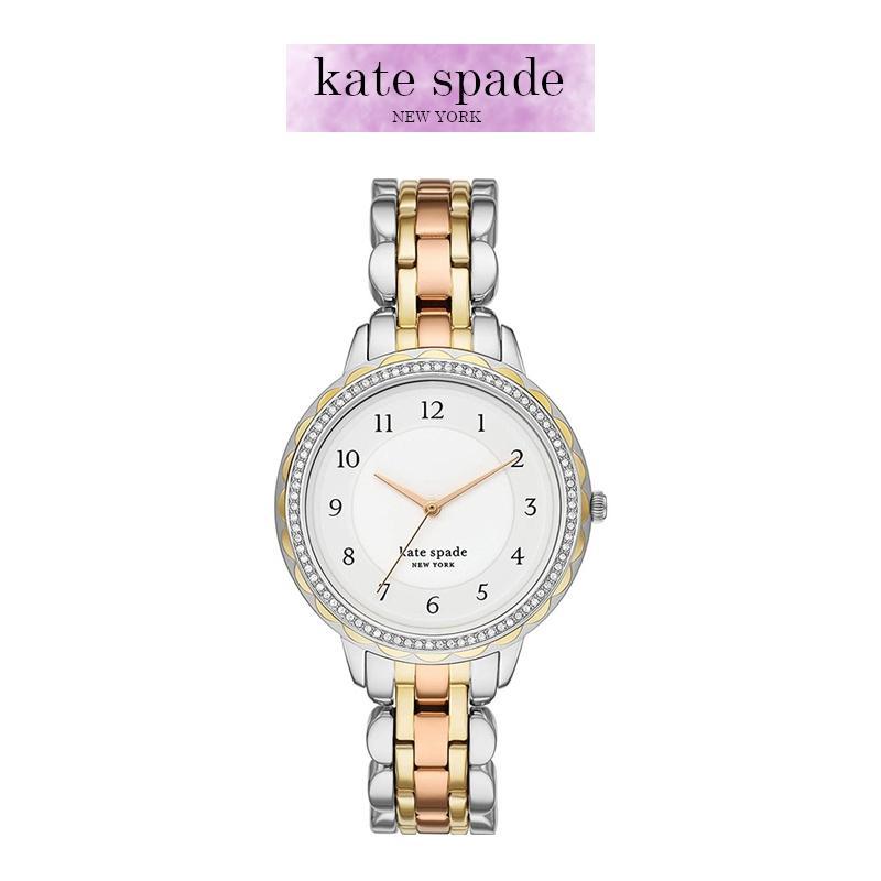 【最大1500円OFFクーポン スーパーセール中】 腕時計 レディース マルチ Kate Spade ケイトスペード MORNINGSIDE ホワイト シルバー ゴールド ピンクゴールド KSW1571 並行輸入品 プレゼント ギフト マルチカラー