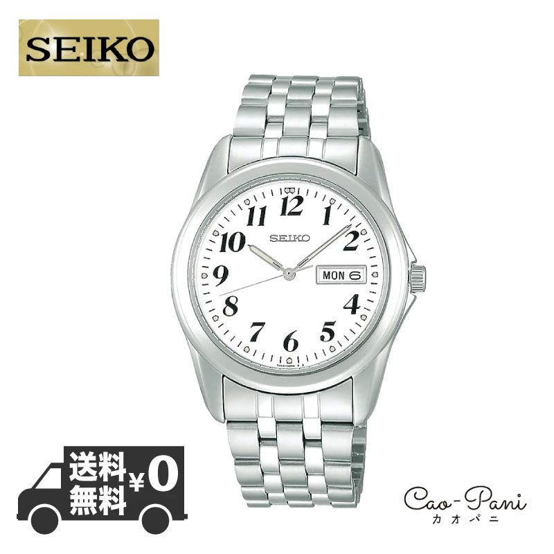 セイコー 腕時計 メンズ ホワイト シルバー セイコー C.STORE-M SPIRIT SEIKO SCXC009