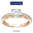 スワロフスキー  リング レディース ローズゴールド クリア スワロフスキー 指輪 Attract Round アトラクトラウンド 13号 SWAROVSKI 5149218