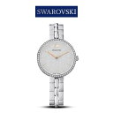 腕時計 レディース シルバー シンプル SWAROVSKI スワロフスキー Cosmopolitan クリスタル 5517807 その1