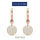 ピアス レディース ローズゴールド サークル スワロフスキー SWAROVSKI Ginger Mini 5567528