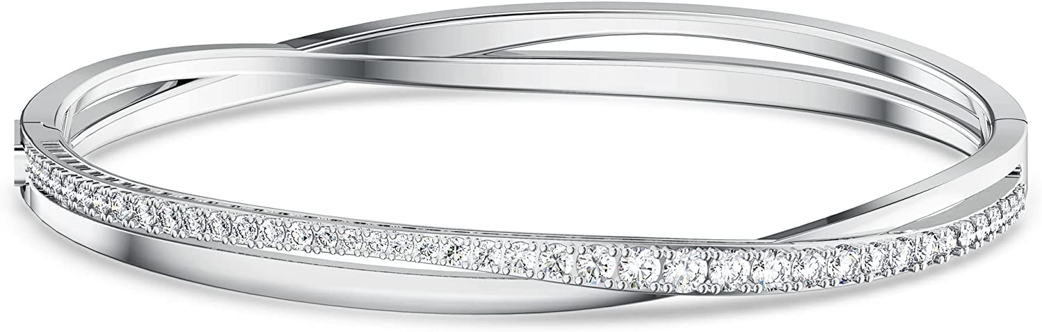 Jade - スワロフスキー ブレスレット レディース Twist ホワイト シルバー 5565210 SWAROVSKI