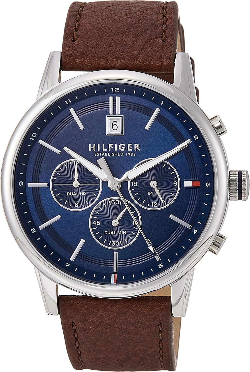 トミーヒルフィガー トミーヒルフィガー 腕時計 メンズ ブルー ブラウン TOMMY HILFIGER KYLE 1791629 カイル