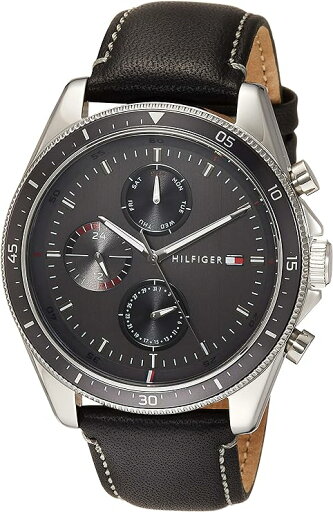トミーヒルフィガー 腕時計 アナログ クォーツ parker 1791838 メンズ シルバー ブラック TOMMY HILFIGER トミーヒルフィガー 腕時計 アナログ クォーツ parker 1791838 メンズ シルバー ブラック TOMMY HILFIGER