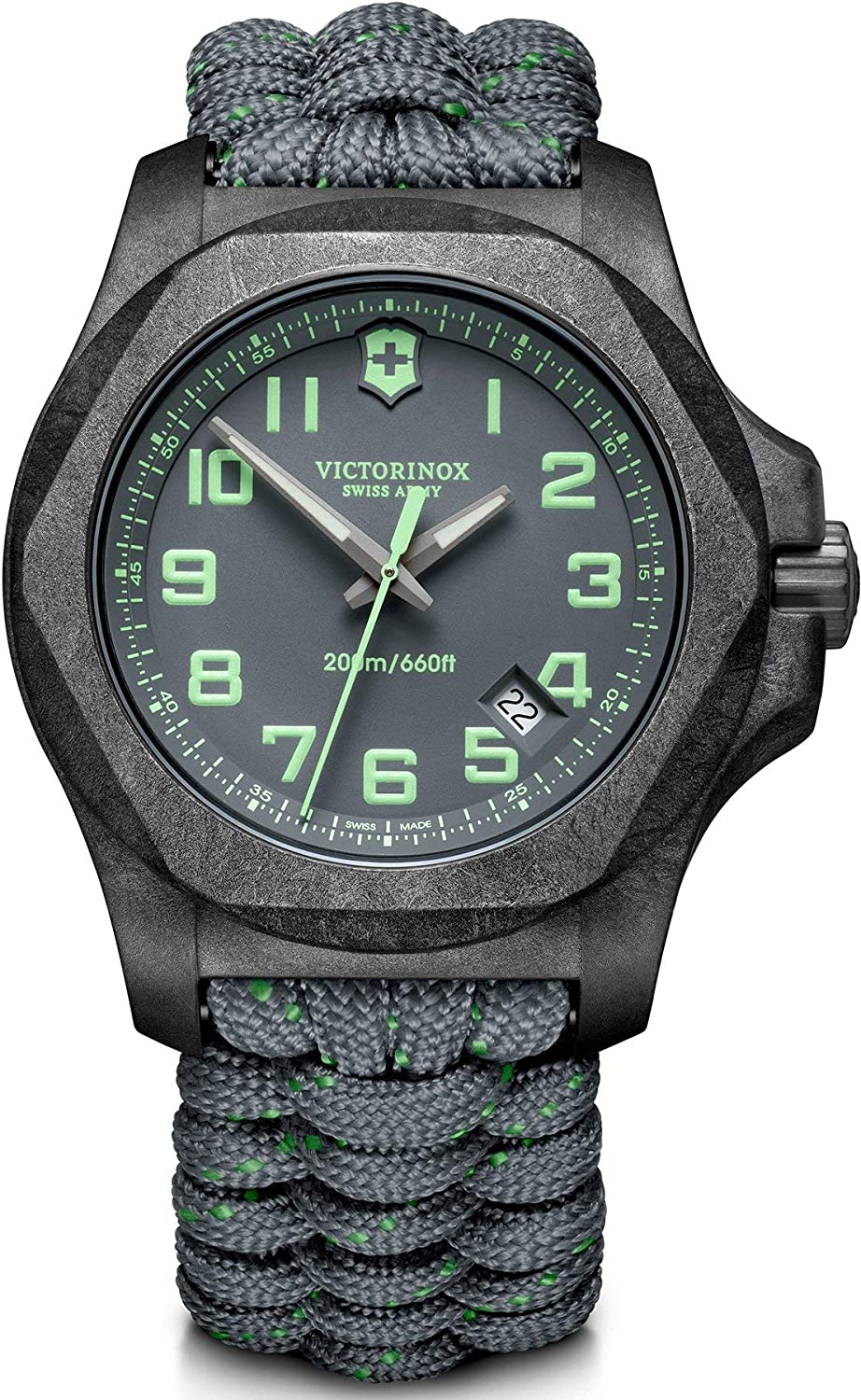 ビクトリノックス 腕時計（メンズ） ビクトリノックス 腕時計 メンズ グレー シンプル Victorinox I.N.O.X. CARBON イノックス カーボン 241861