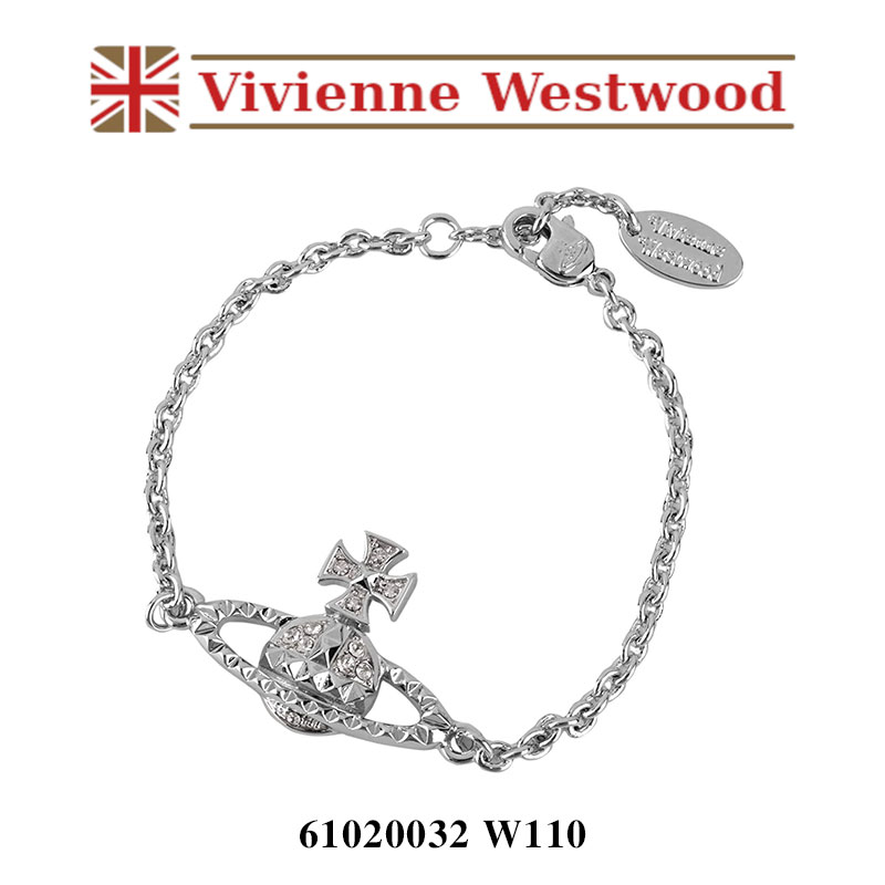 ヴィヴィアンウエストウッド ブレスレット レディース シルバー シンプル Vivienne Westwood 61020032 W110