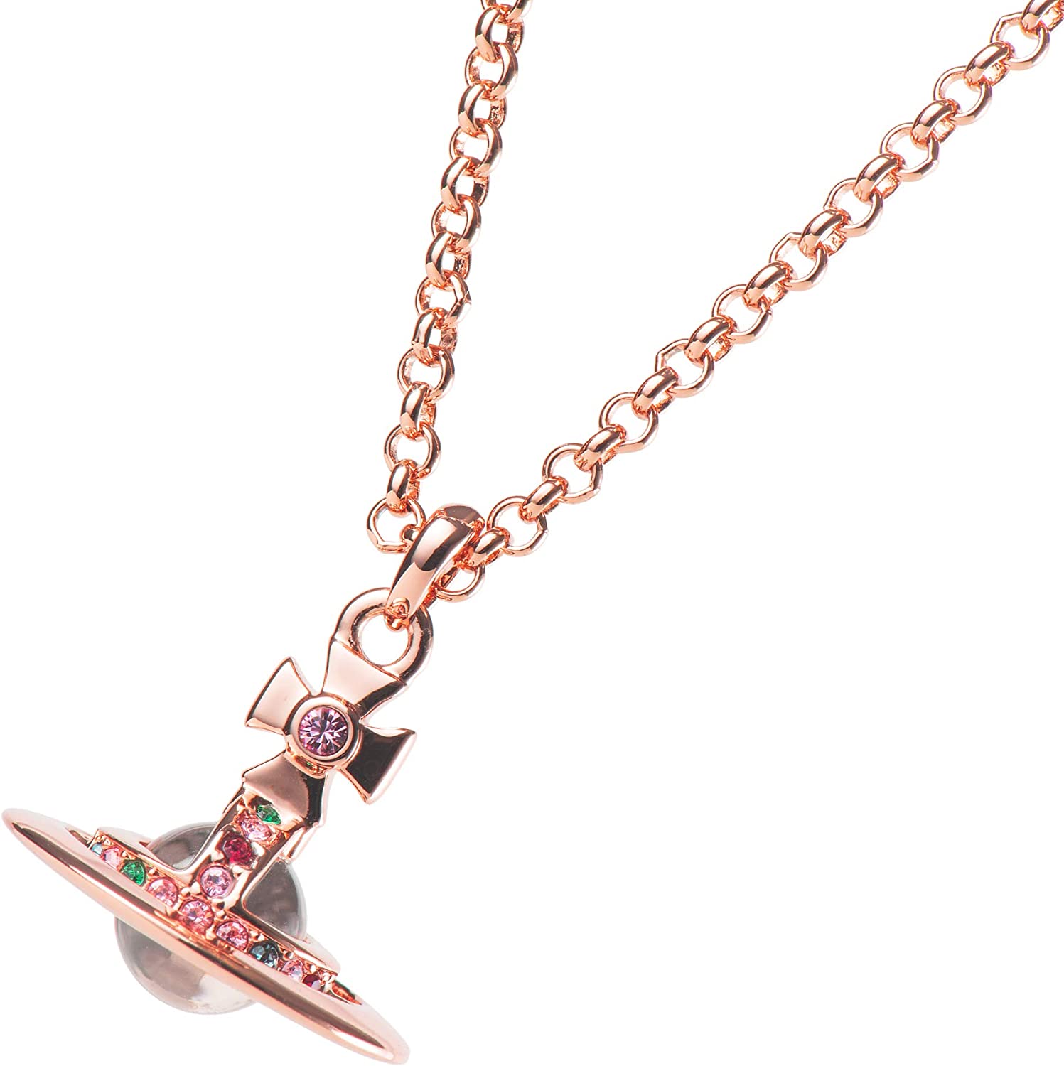 ペンダント ヴィヴィアン ウエストウッド Vivienne Westwood ネックレス レディース アクセサリー NEW SMALL ORB PENDANT PINK GOLD 63020098-G002 ローズゴールド プレゼント ギフト 実用的 かわいい 可愛い オシャレ おしゃれ