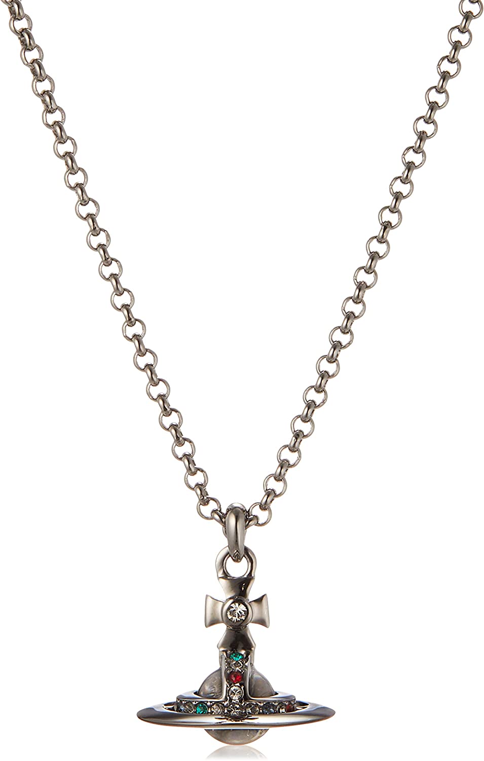 ヴィヴィアン ウエストウッド Vivienne Westwood ネックレス レディース アクセサリー NEW PETITE ORB PENDANT 63020098-S001 RUTHENIUM ルテニウム