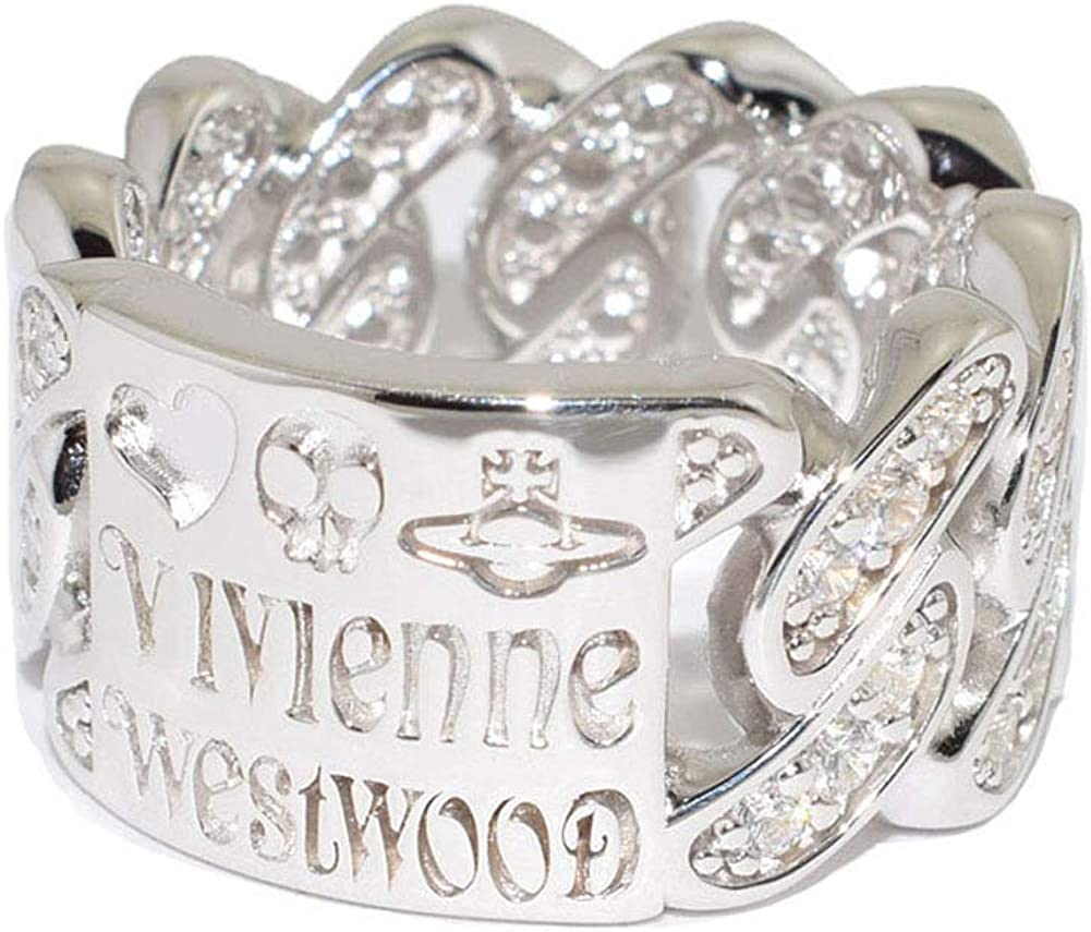 キングリング ヴィヴィアン ウエストウッド 指輪 レディース シルバー シンプル VivienneWestwood ROY RING 64040108-W106/XS(約10号) リング