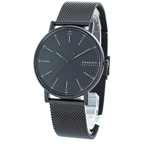 スカーゲン 腕時計 メンズ ブラック シンプル シグネチャー クオーツ SKAGEN SKW6579