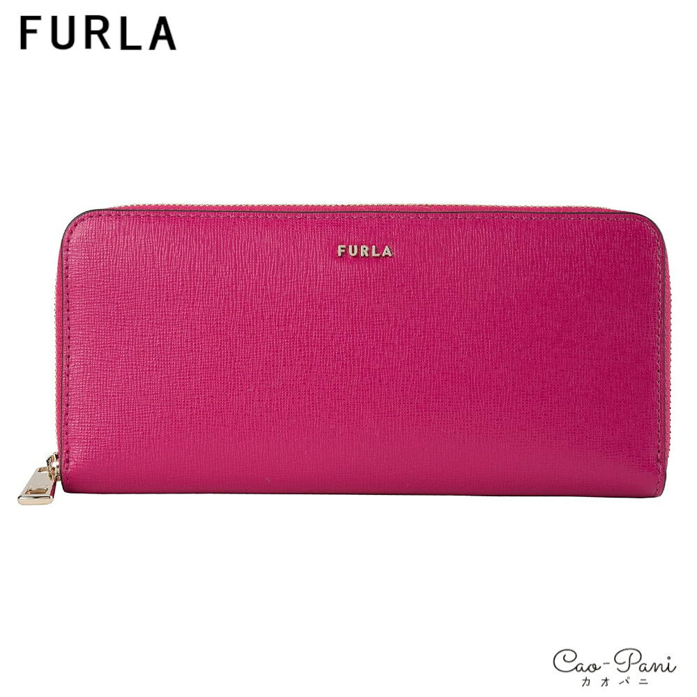 フルラ 革長財布 レディース フルラ 長財布 レディース ピンク シンプル レザー ラウンドファスナー FURLA PCX8UNO-B30000-0874S