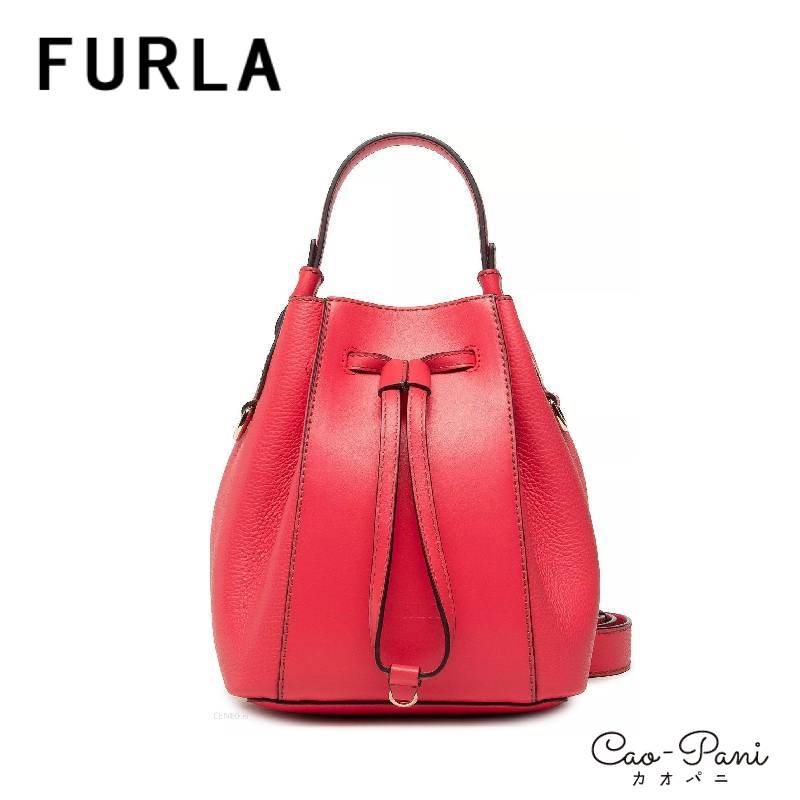 フルラ ショルダーバッグ レディース レッド シンプル FURLA MIASTELLA ミアステラ バケットバッグ WB00353 BX0053 1265S